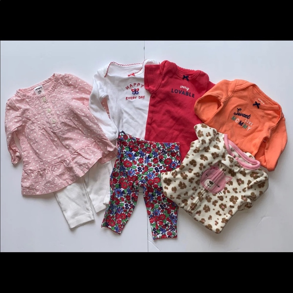 Girl's Newborn Carter's Bundle